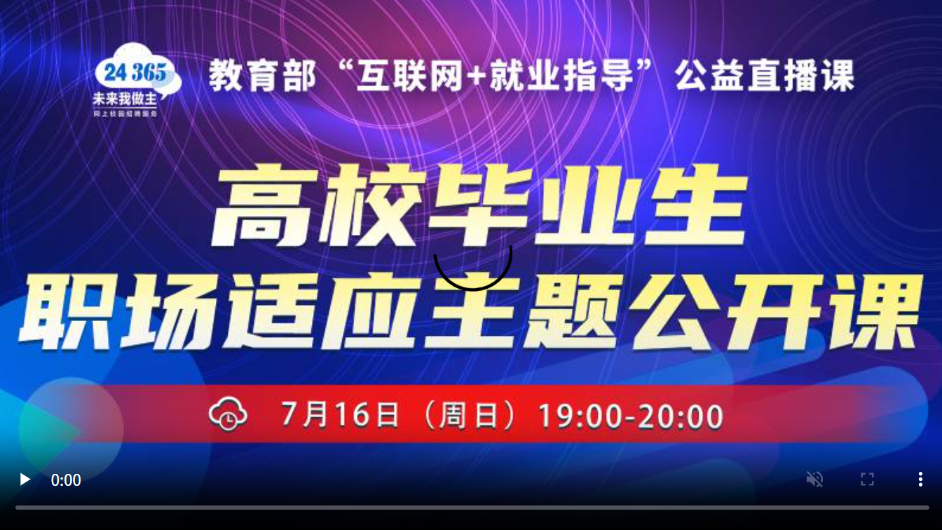 高校毕业生职场适应主题公开课