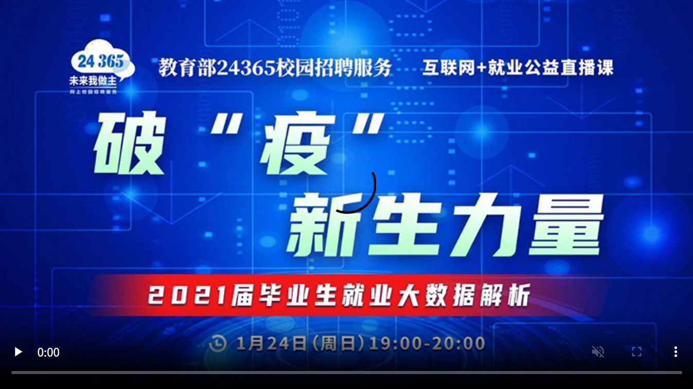 破“疫”·新生力量 ——2021届毕业生就业大数据解析