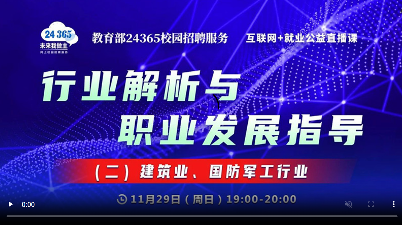 行业解析与职业发展指导 （二）建筑业、国防军工行业